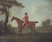 John Nost Sartorius A Huntsman in a Wooded Landscape oil painting